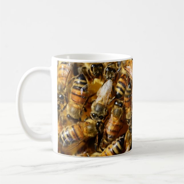 Lots of Honey Bees Coffee Mug (Left)