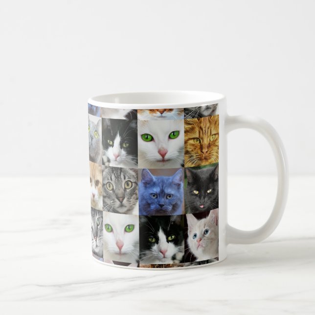Lots of Kitties Cat Lovers Coffee Mug (Right)