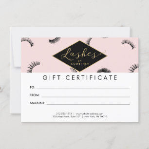 Lots of Lashes Lash Salon Pink/Black Gift Card