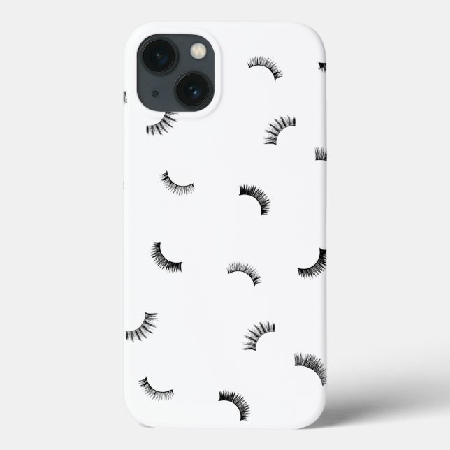 Lots of Lashes Pattern Case-Mate iPhone Case (Back)