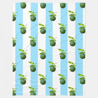 Lots of Lime Fleece Blanket