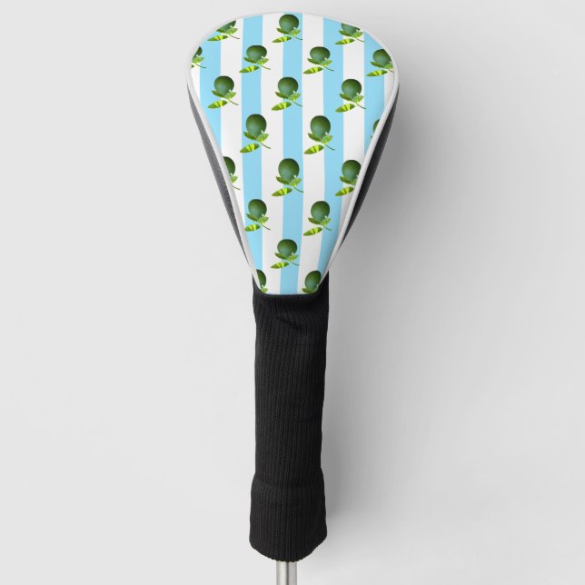 Lots of Lime Golf Head Cover (Front)