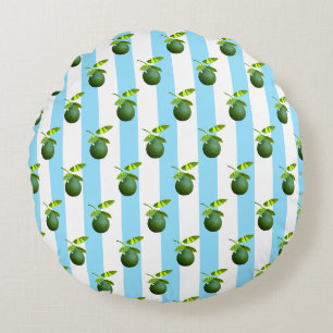 Lots of Lime Round Cushion