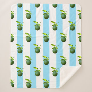 Lots of Lime Sherpa Blanket