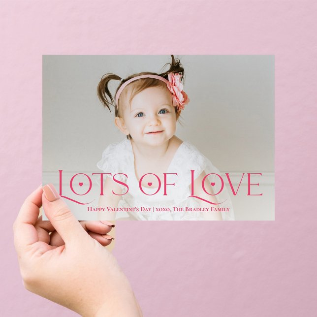 Lots of Love Editable Colour Valentine's Day Card (Creator Uploaded)