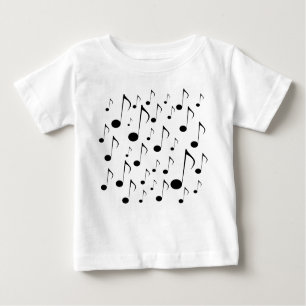 Lots of Music Notes Baby T-Shirt