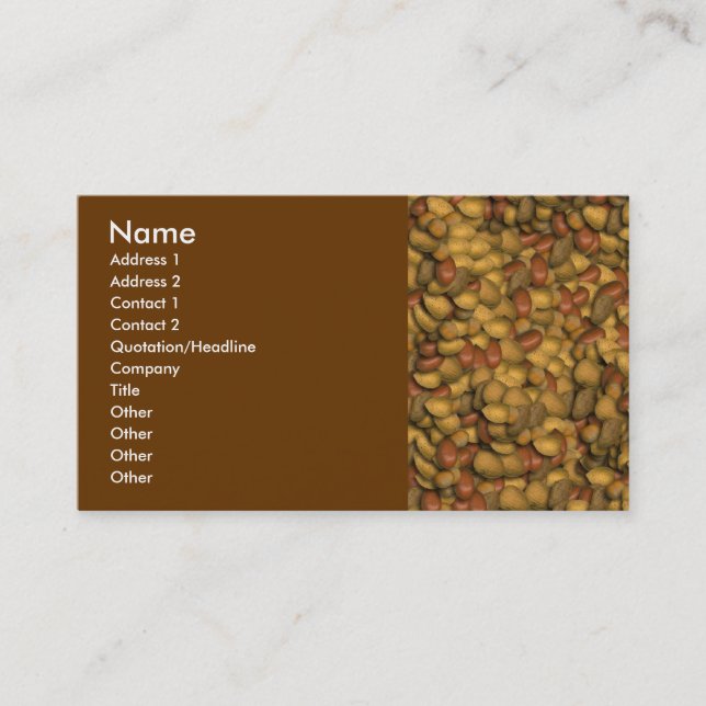 Lots of Nuts Business Card (Front)