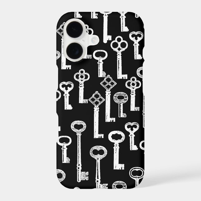 Lots Of Old Keys Pattern (Back)