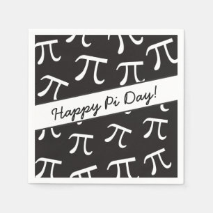 Lots of Pi - Math - Happy Pi Day Paper Napkins