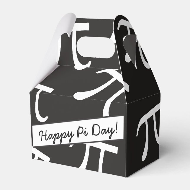 Lots of Pi - Math - Happy Pi Day Party Supplies Favour Box (Front Side)