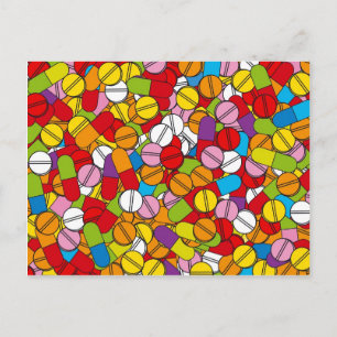 Lots of Pills Postcard