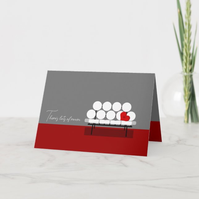 Lots of room holiday card (Front)