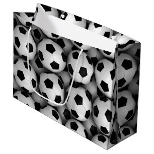 lots of soccer balls large gift bag