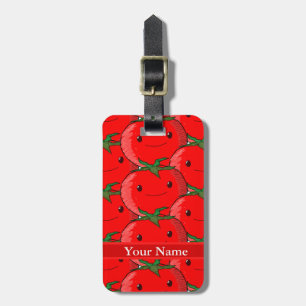 Lots of Tomato Cute Pattern Drawing Luggage Tag