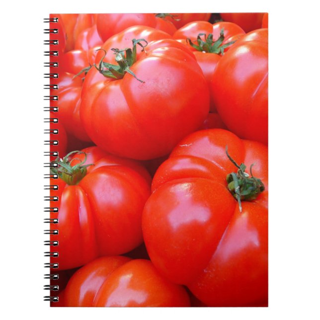 Lots of Tomatoes Spiral Notebook (Front)