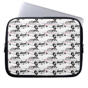 Lots of Vintage Pink Cars Laptop Sleeve