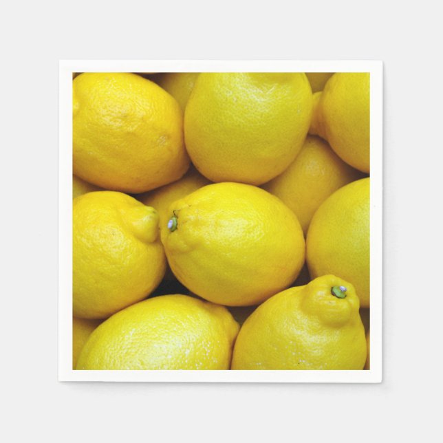 Lots of Yellow Lemons Napkin (Front)