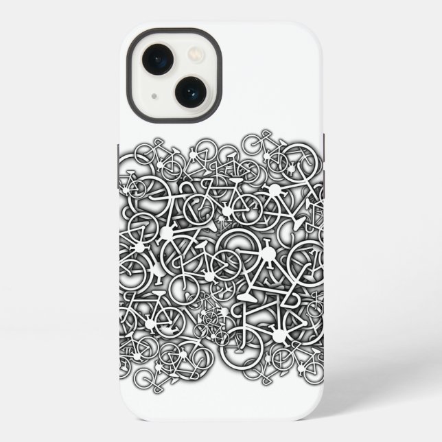 Lotsa Bikes Customizable iPhone Case (Back)