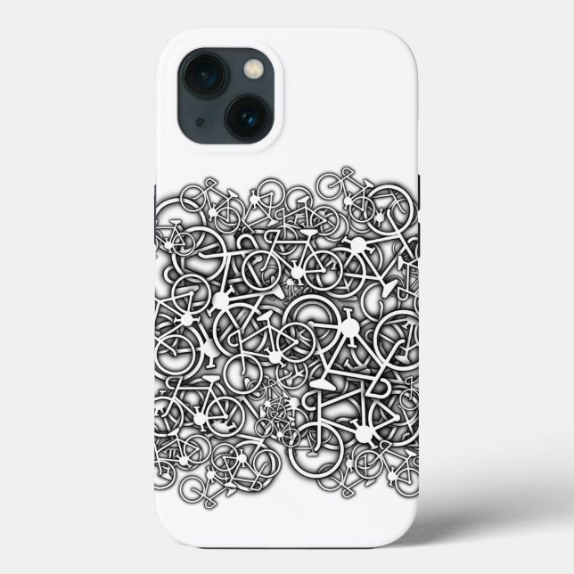 Lotsa Bikes Customizable iPhone Case (Back)