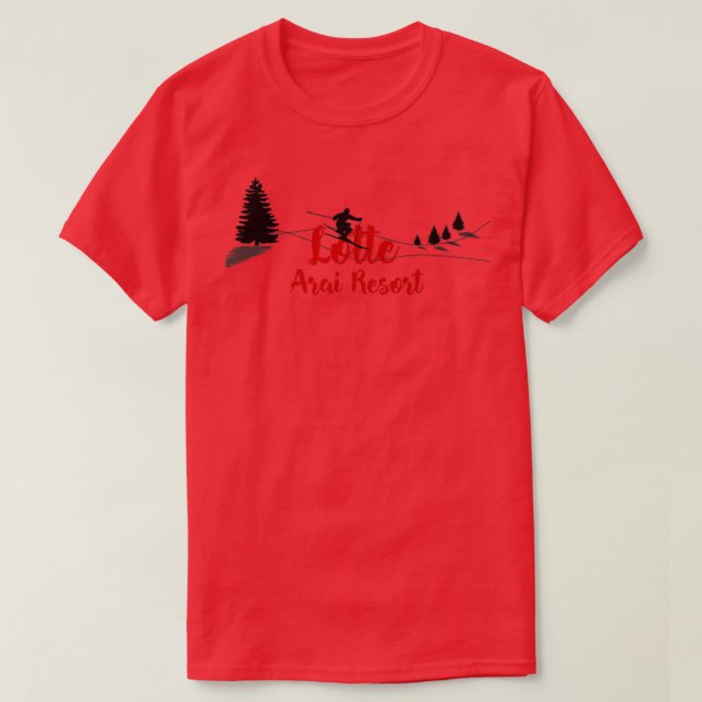 Lotte Arai Resort Ski Long T-Shirt (Design Front)