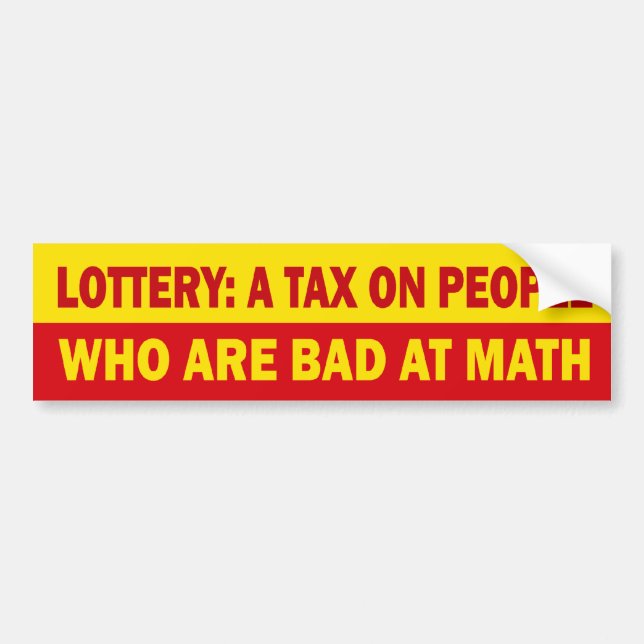 Lottery: Bumper Sticker (Front)