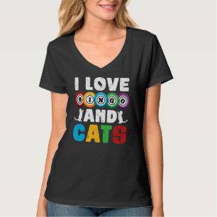 Lottery Cat  Gambling Bingo Player Pet Cat Owner B T-Shirt