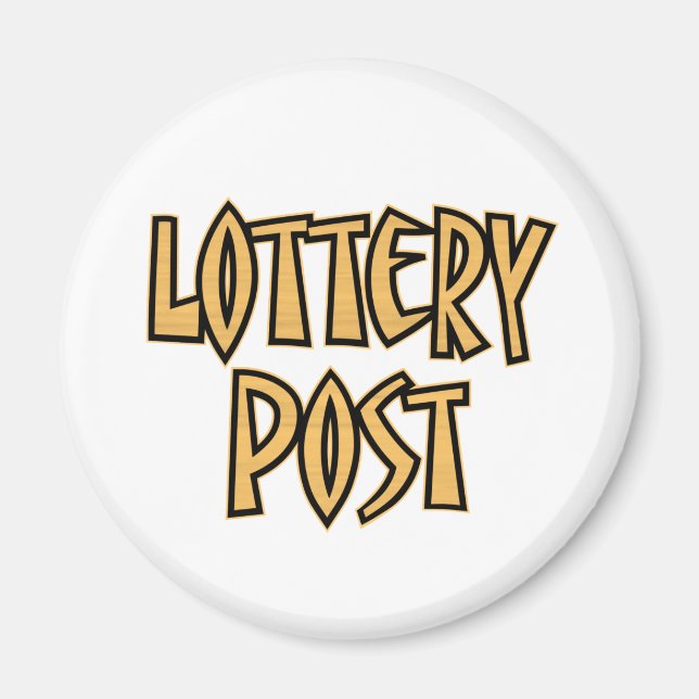 Lottery Post Magnet (Front)
