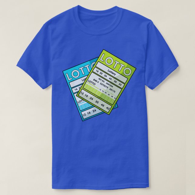 Lottery Ticket Win Winner T-Shirt (Design Front)