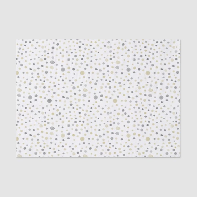 Lottie Confetti Watercolor Dots Tissue Paper (Front)