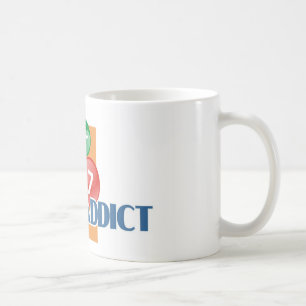 Lotto Addict's white mug