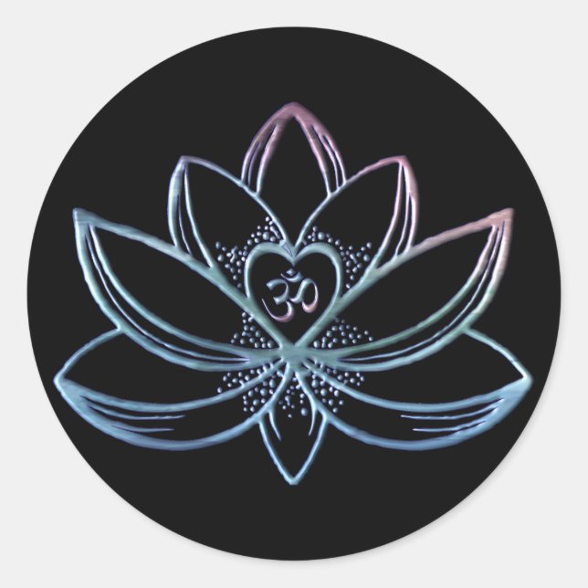 Lotus 1 classic round sticker (Front)