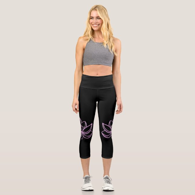 Lotus 5 capri leggings (Front)