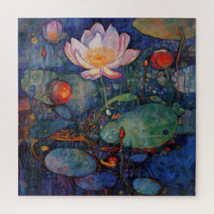 Lotus and Water Lillies Puzzle