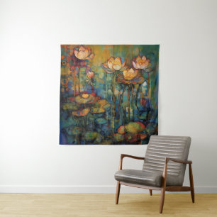 Lotus and Water Lillies Tapestry