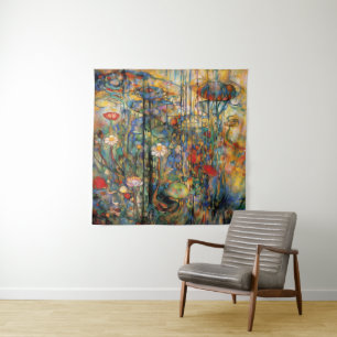 Lotus and Water Lillies Tapestry