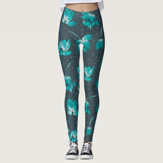 lotus at night leggings (Front)
