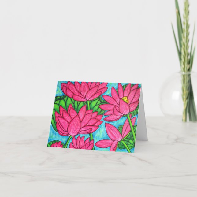 Lotus Bliss Note Card (Front)