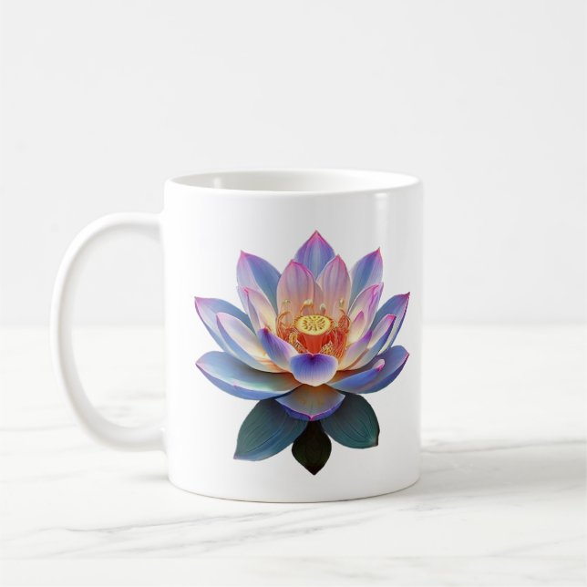  Lotus Blossom Meditation Mug  (Left)