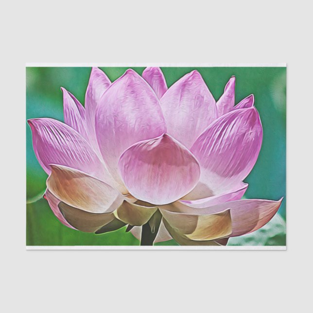 Lotus blossom tissue paper (Front)