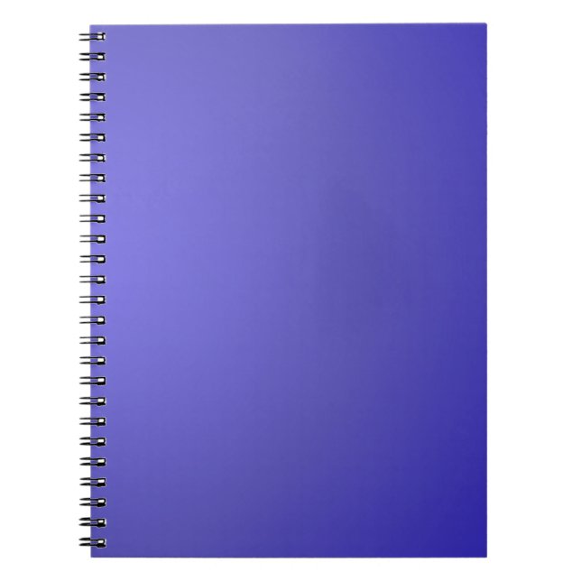 Lotus Blue Spiral Notebook (Front)