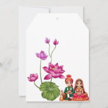 Lotus, bride and groom