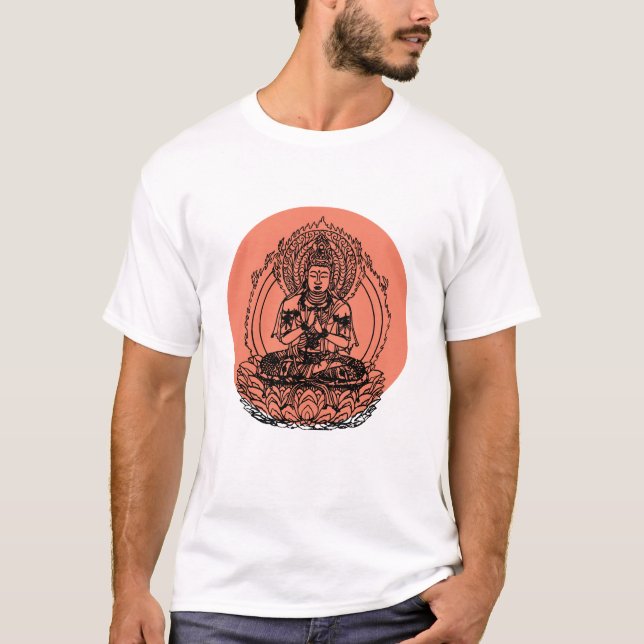 Lotus Buddha T-Shirt (Front)