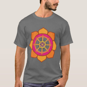Lotus Buddhist Dharma Wheel gift T-Shirt