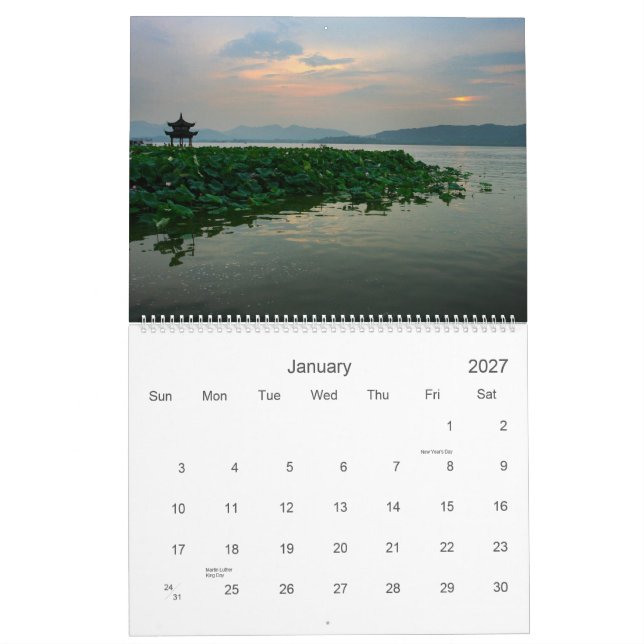 Lotus Calendar (Jan 2027)