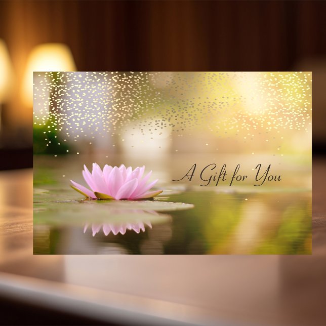Lotus,Confetti,Spa,Massage Discount Card (Creator Uploaded)