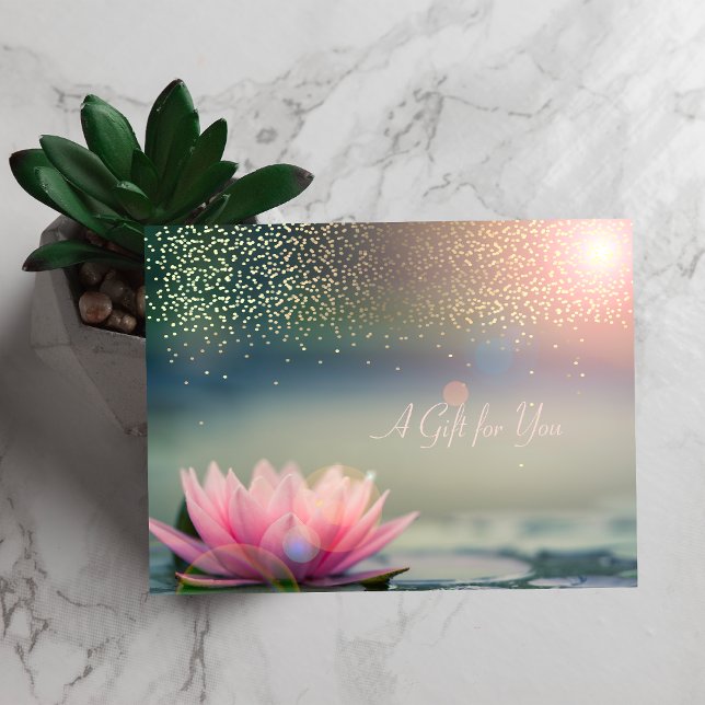 Lotus,Confetti,Spa,Massage Nature Discount Card (Creator Uploaded)