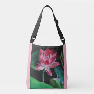 Lotus Custom All-Over-Print Cross Body Bag