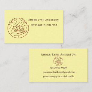 Lotus Custom Business Card