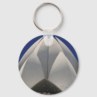 lotus delhi white key ring