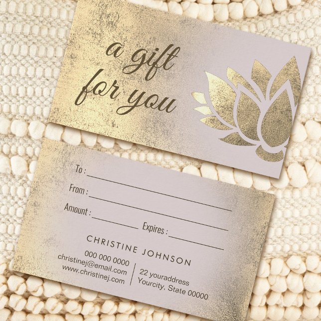 lotus design gift card (Creator Uploaded)
